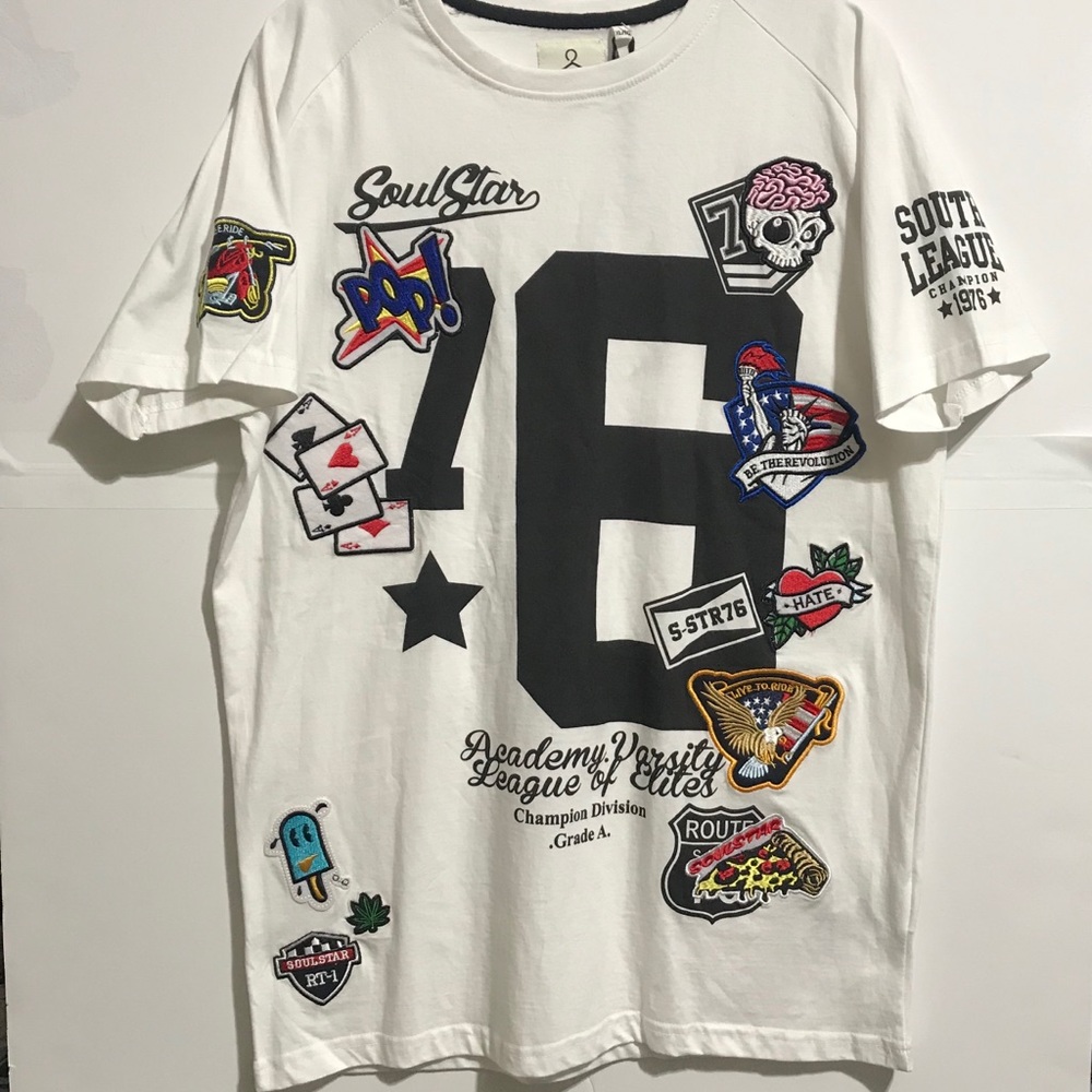 Soul Star Premium Graphics StitchTShirt Size Large
